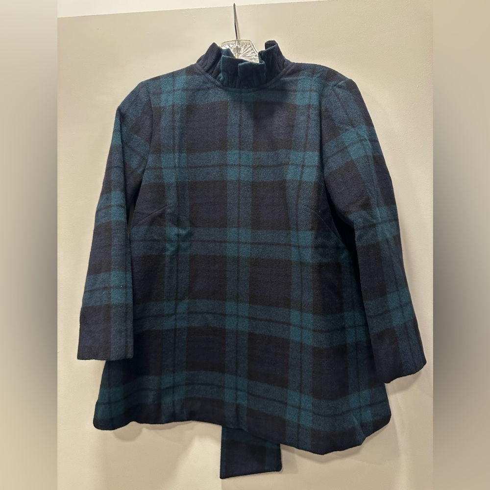Tuckernuck Blackwatch Plaid Faye Blouse in Small - Picture 8 of 9